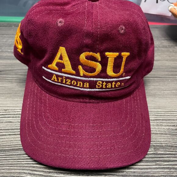 Vintage Arizona State Sun Devils Corduroy Snapback Cap Hat CA Headwear READ - Picture 3 of 8